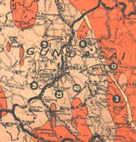 Gundagai Mining Map