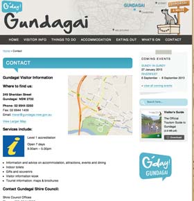 Gundagai website